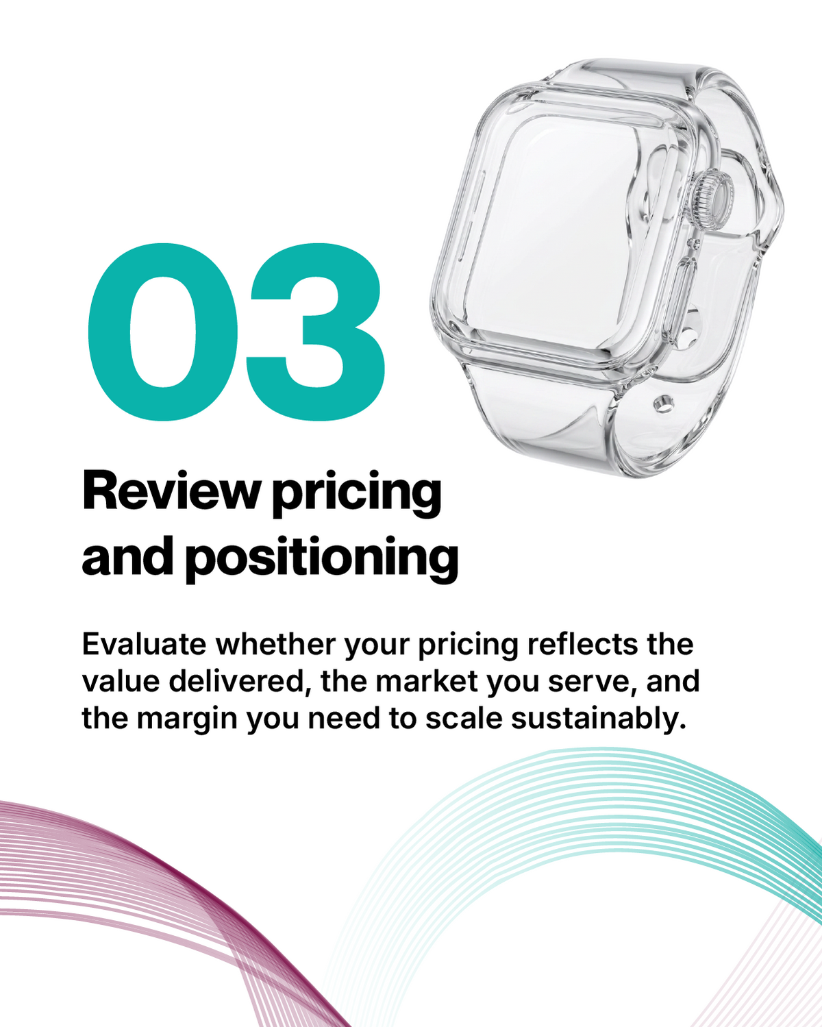 Review pricing and positioning