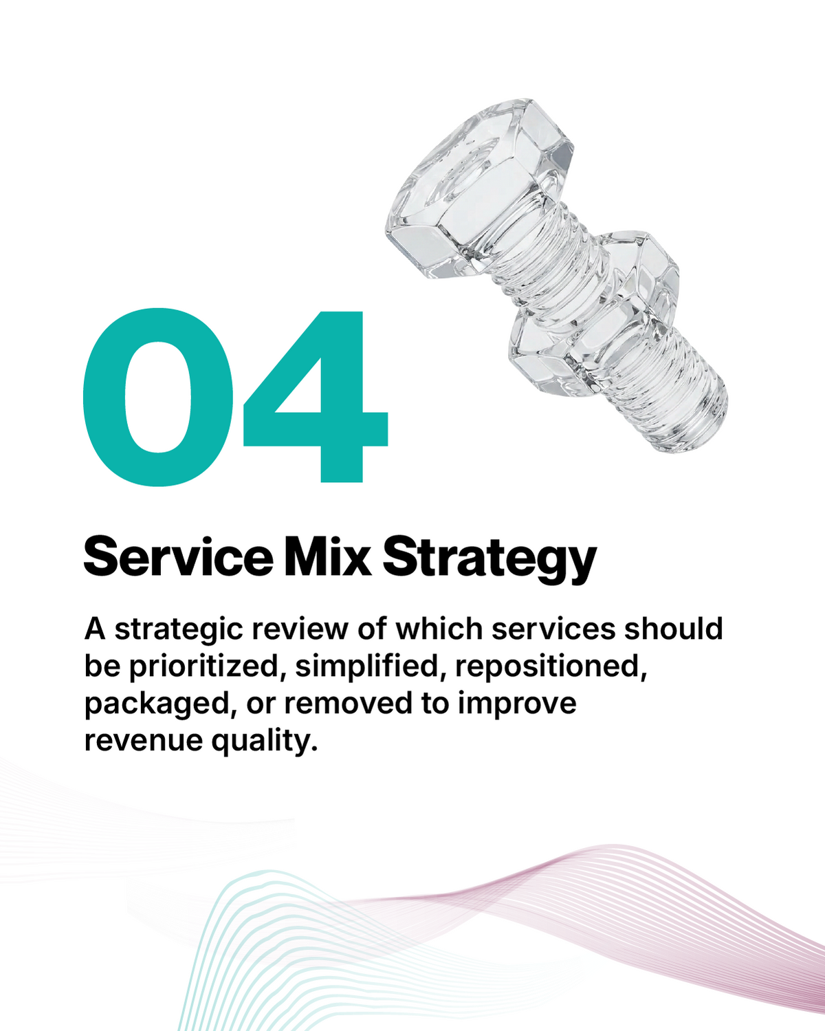 Redesign the service mix